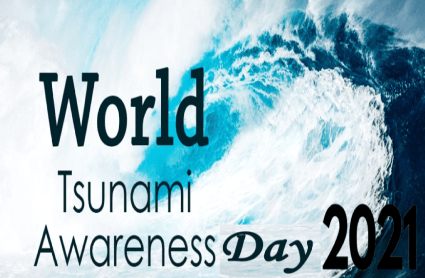 World Tsunami Day Celebration Tomorrow