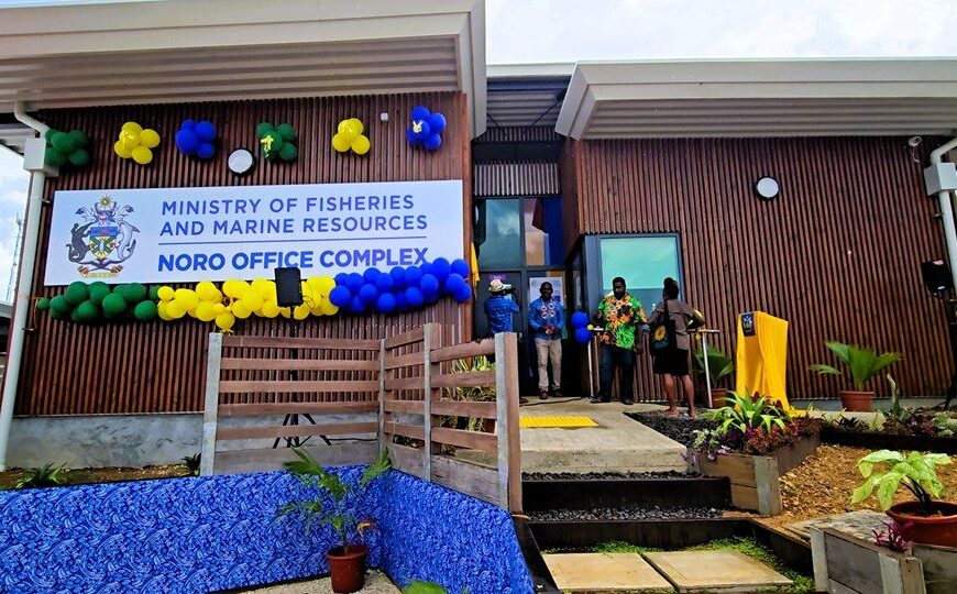 Prime Minister Hands Over Noro Fisheries Complex and Provincial Data Centre