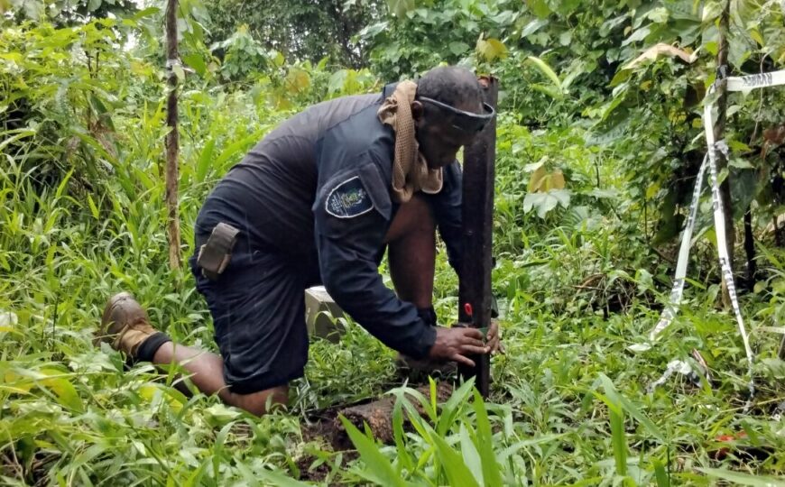 RSIPF Conducts Bomb Disposal Operations in Choiseul