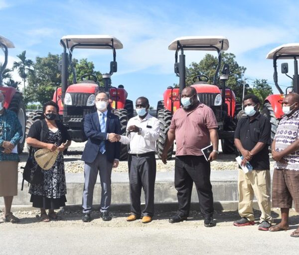 Farmers Receive China-Funded Machines To Boost Production
