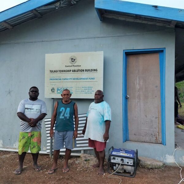 Tulagi Township Celebrates Opening of First Public Toilet Facility