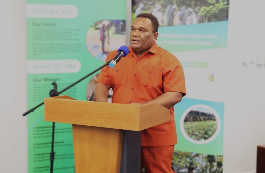 Minister Wasi Calls for Prioritization of Peoples Needs at STODAS Project Regional Meeting in Honiara