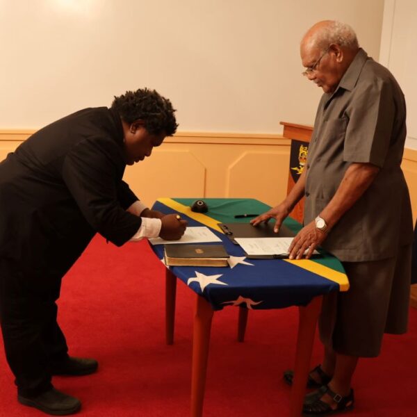 David Hiba Sworn in as New Permanent Secretary for Environment, Climate Change, Disaster Management and Meteorology