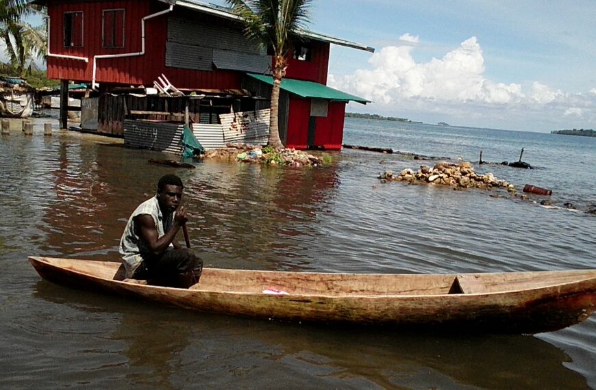 Nusa Baruku, Gizo, Feeling the brunt of Sea Level Rise
