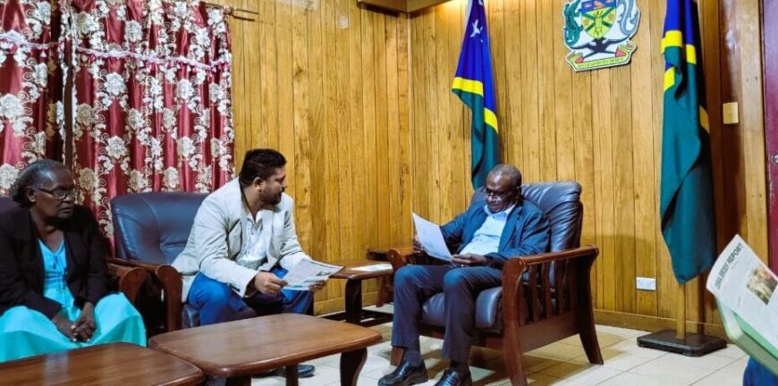 Prime Minister Manele Briefed on CEMA Progress