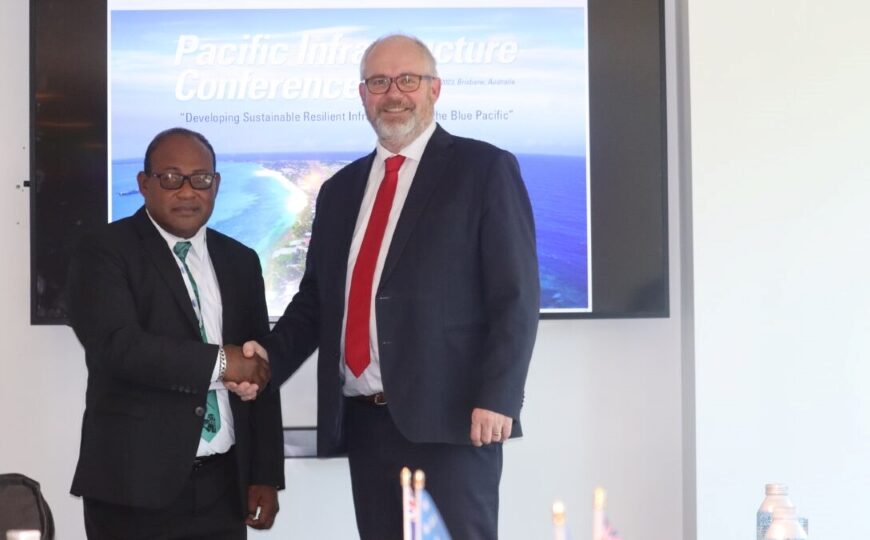 Maelanga Calls for Donor Support for Bina Harbour Infrastructure Development