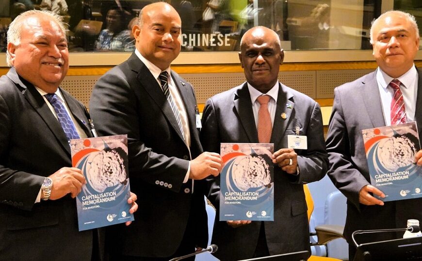 PM Manele Launches Pacific Resilience Facility Capitalisation Memorandum at UNGA80