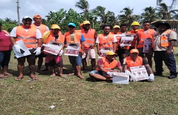 Biosecurity Conducts CRB Awareness and Clean-up program in Renbel Province