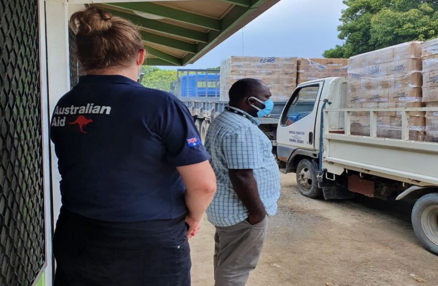 Livelihood Sector Receives More Relief Food Supplies from Australia