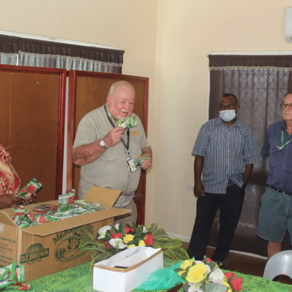 MAL Thanks Rotary Honiara For Seeds 