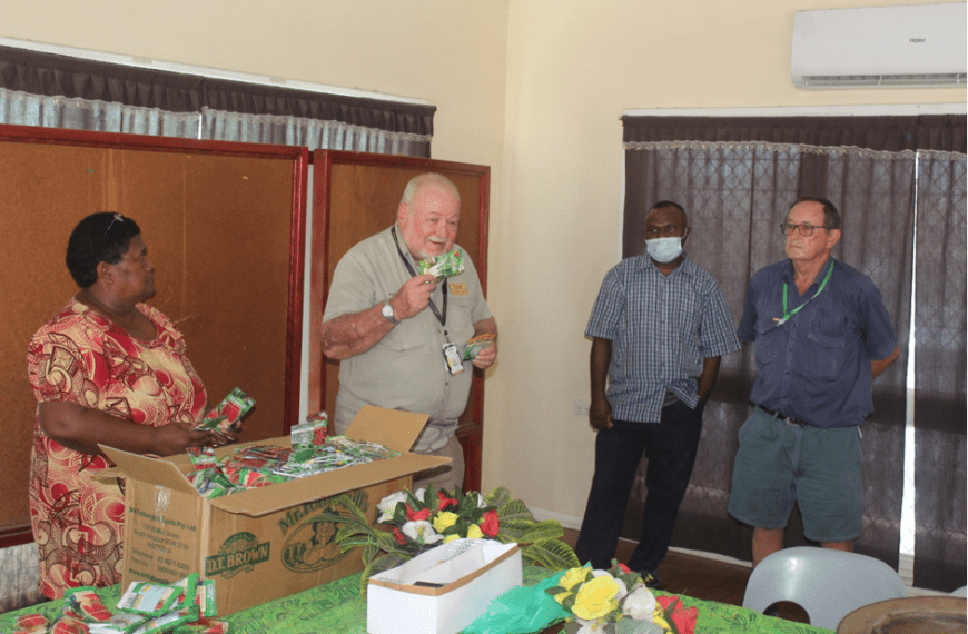 MAL Thanks Rotary Honiara For Seeds