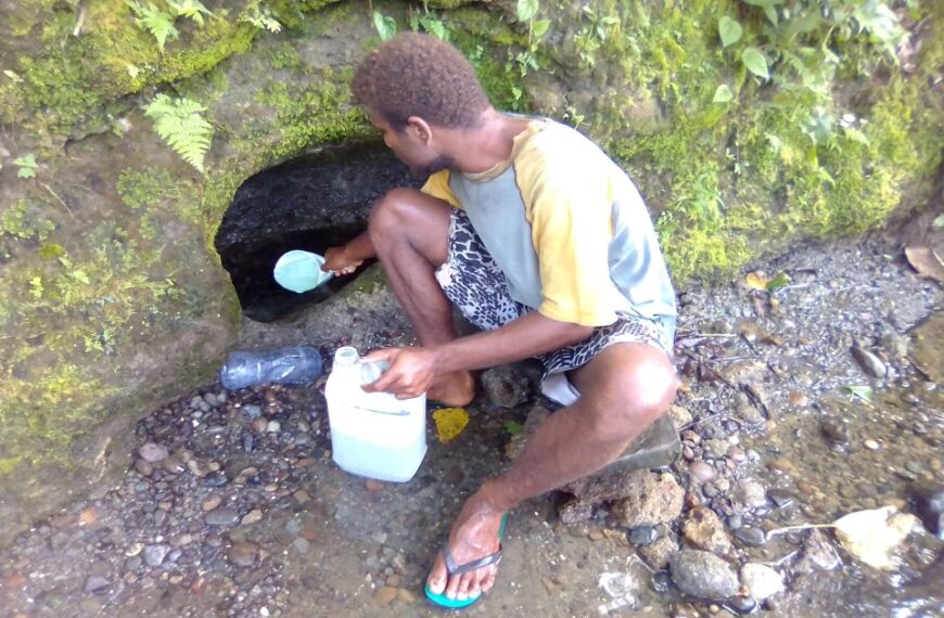 Mataruka in Central Guadalcanal Still Rely On Shallow and Surface Water