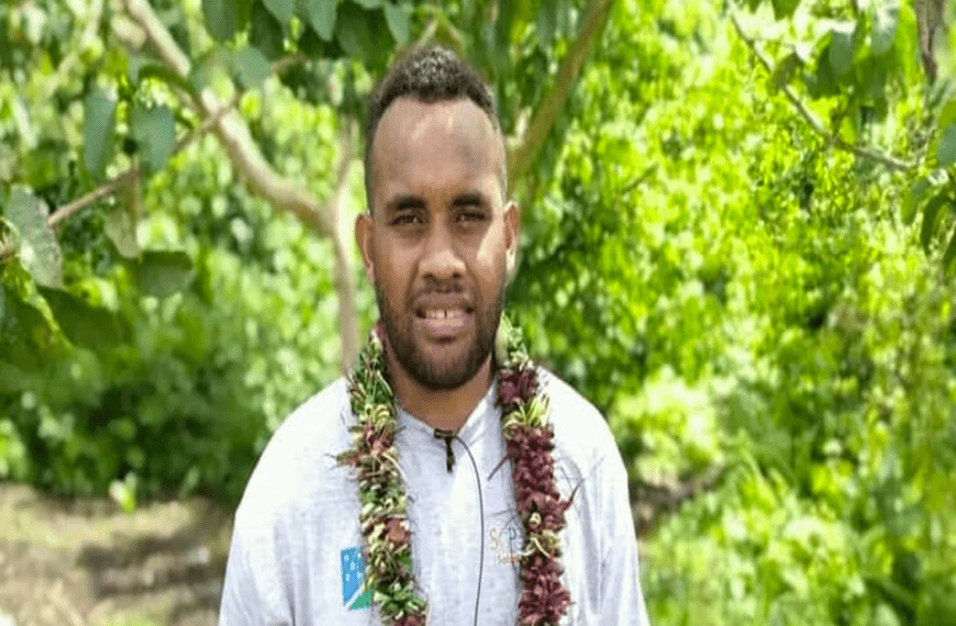 Franklin Helps His Community to Fight Climate Change in North East Malaita