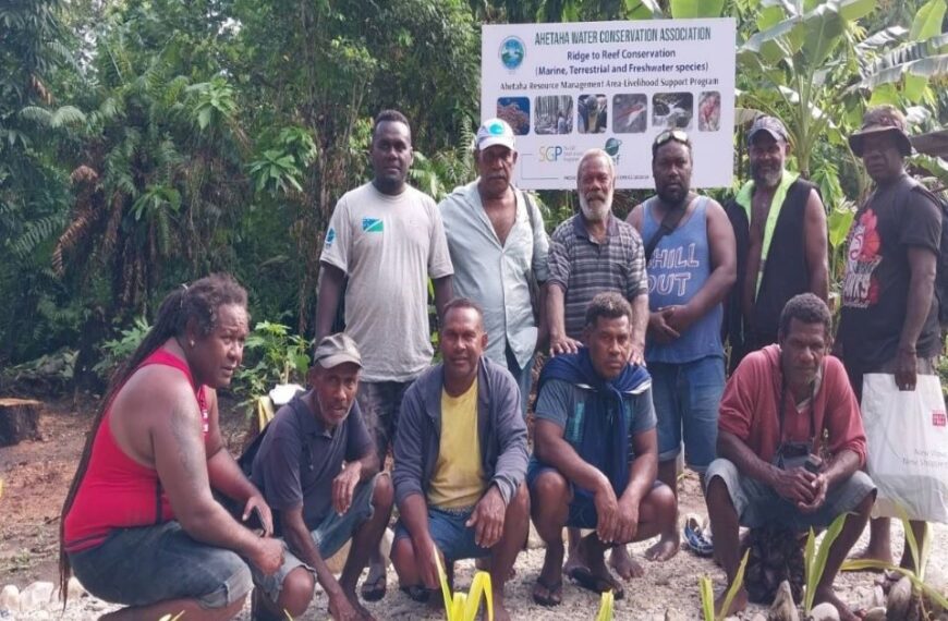 Ahetaha Water Conservation Association in East Are’are Celebrates Handing over of Milestone Projects