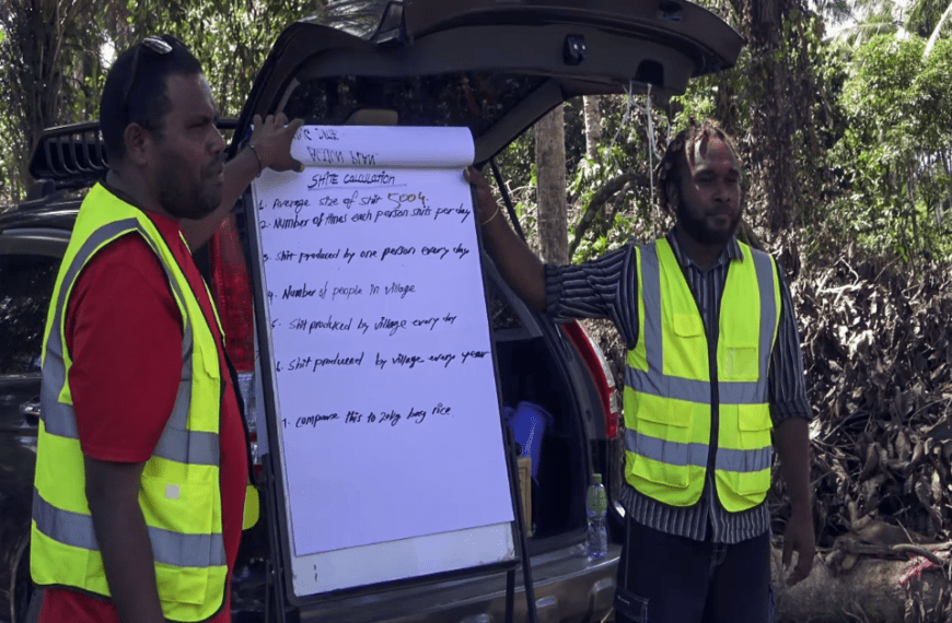 Awareness Raised to Stop Open Toilet in Central Guadalcanal