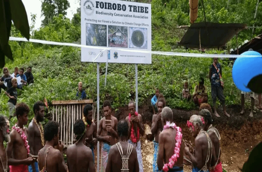 Foirobo Tribal Biodiversity Conservation Association Celebrates Handing over of Milestone Project