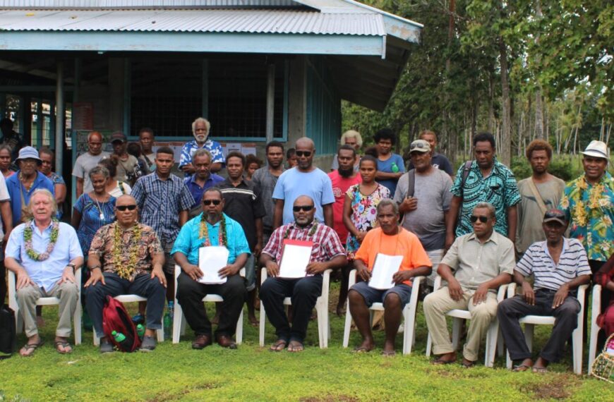 MFMR: The Signing Ceremony Of The Bina-Talifu Trust Deed Document Marks A Milestone For The Bina Harbour Tuna Processing Plant Project