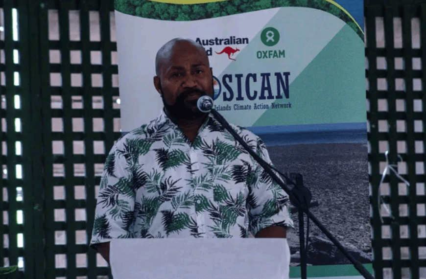 Climate Financing Remains an Issue for the Solomon Islands: Barnabas Bago