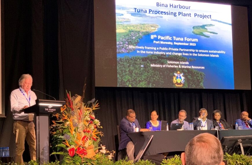Bina Harbour Project Participates in the Pacific Tuna Forum in PNG