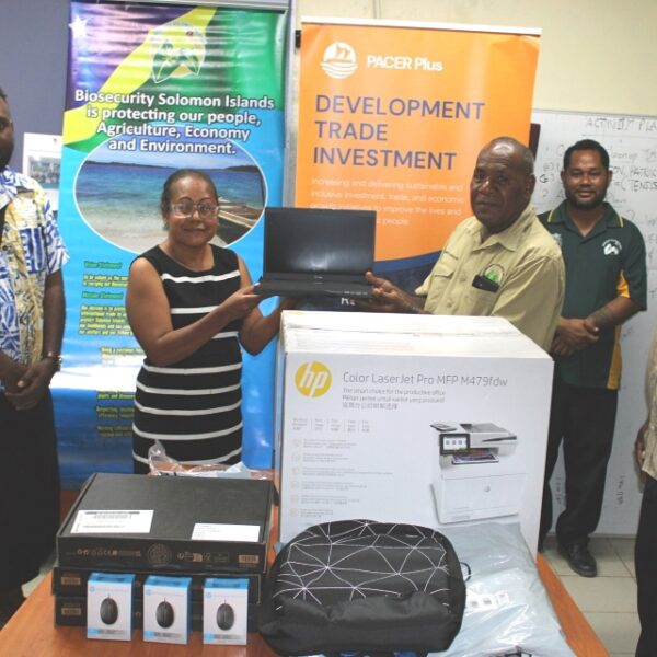 Ministry of Agriculture Receives I.T Equipment to Improve Biosecurity