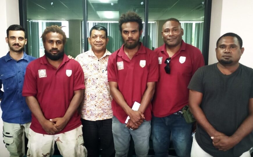 Four Livestock Officers on a Meat Inspection Training in Australia
