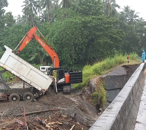 Tamboko Bridge Roadwork Repairs Are Progressing Well