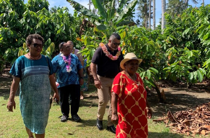 First Nations Envoy Visits Cocoa Farm