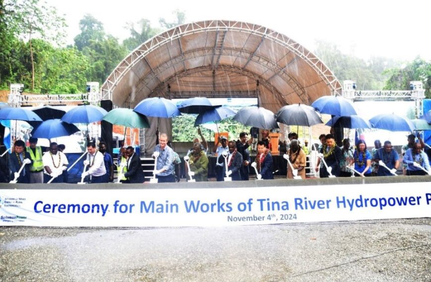 Tina River Hydro Project Steams Ahead