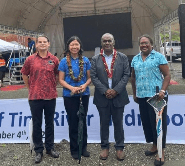 ADB, Partners Mark Start of Construction of Tina River Hydropower Project in Solomon Islands