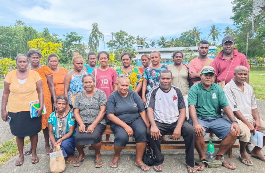 Sweet Potato Farmers in North Guadalcanal Benefitted from Training