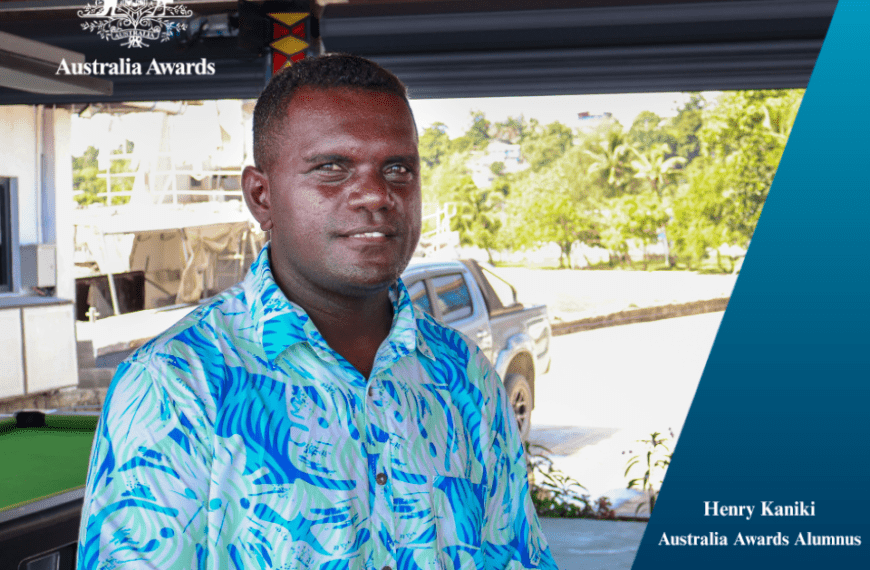 Australia Awards Alumni Ocean Guardian: Henry Kaniki