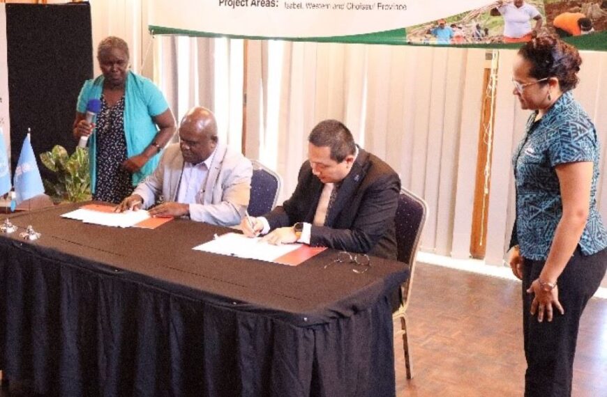 Solomon Islands and IFAD Launches US$20 Million AIM-N Project to Boost Food Security, Nutrition and Rural Income