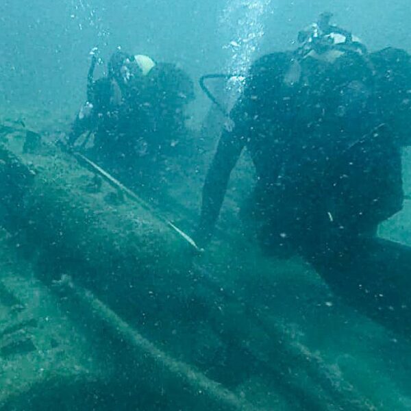 Bomb Discovered Undersea and Yet to be Safely Removed for Destruction