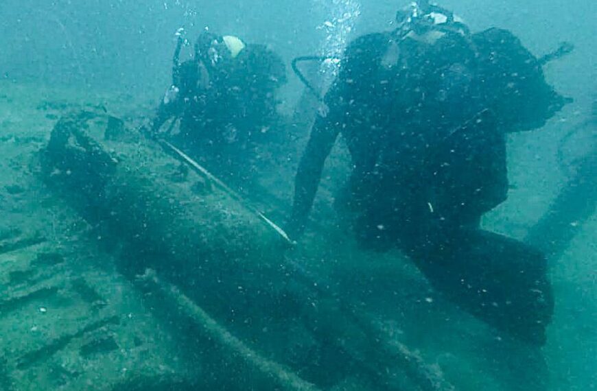 Bomb Discovered Undersea and Yet to be Safely Removed for Destruction