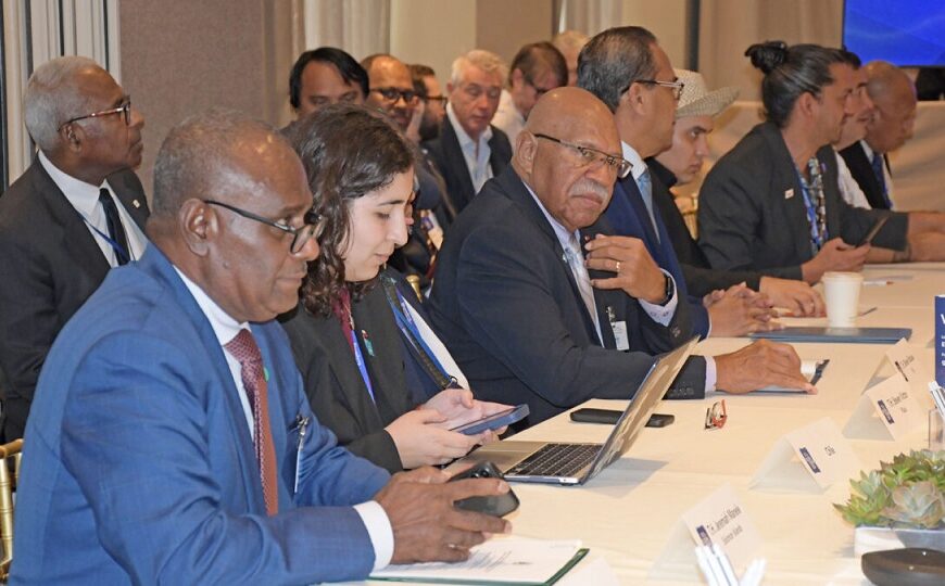 PM Manele Highlights Solomon Islands’ Leadership in Ocean Governance at Bloomberg Global Forum