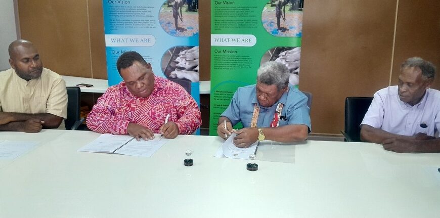 Minister Wasi Signs Major Agriculture Development Initiative with Makira-Ulawa Provincial Government