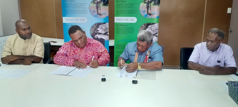 Minister Wasi Signs Major Agriculture Development Initiative with Makira-Ulawa Provincial Government